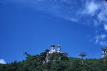 Korea 1953, "Ma" and "Pa" with caretaker